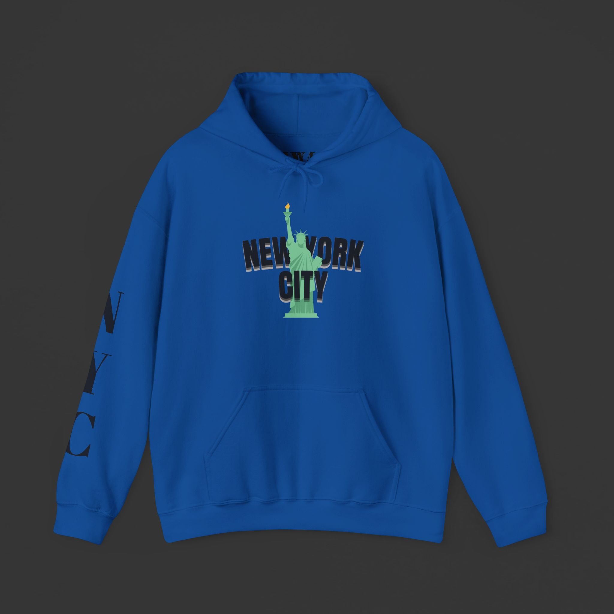 New York City Hoodie - Statue of Liberty & Brooklyn Bridge