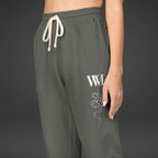 Sweatpants — 'WM' Drip Graphic Fleece Joggers