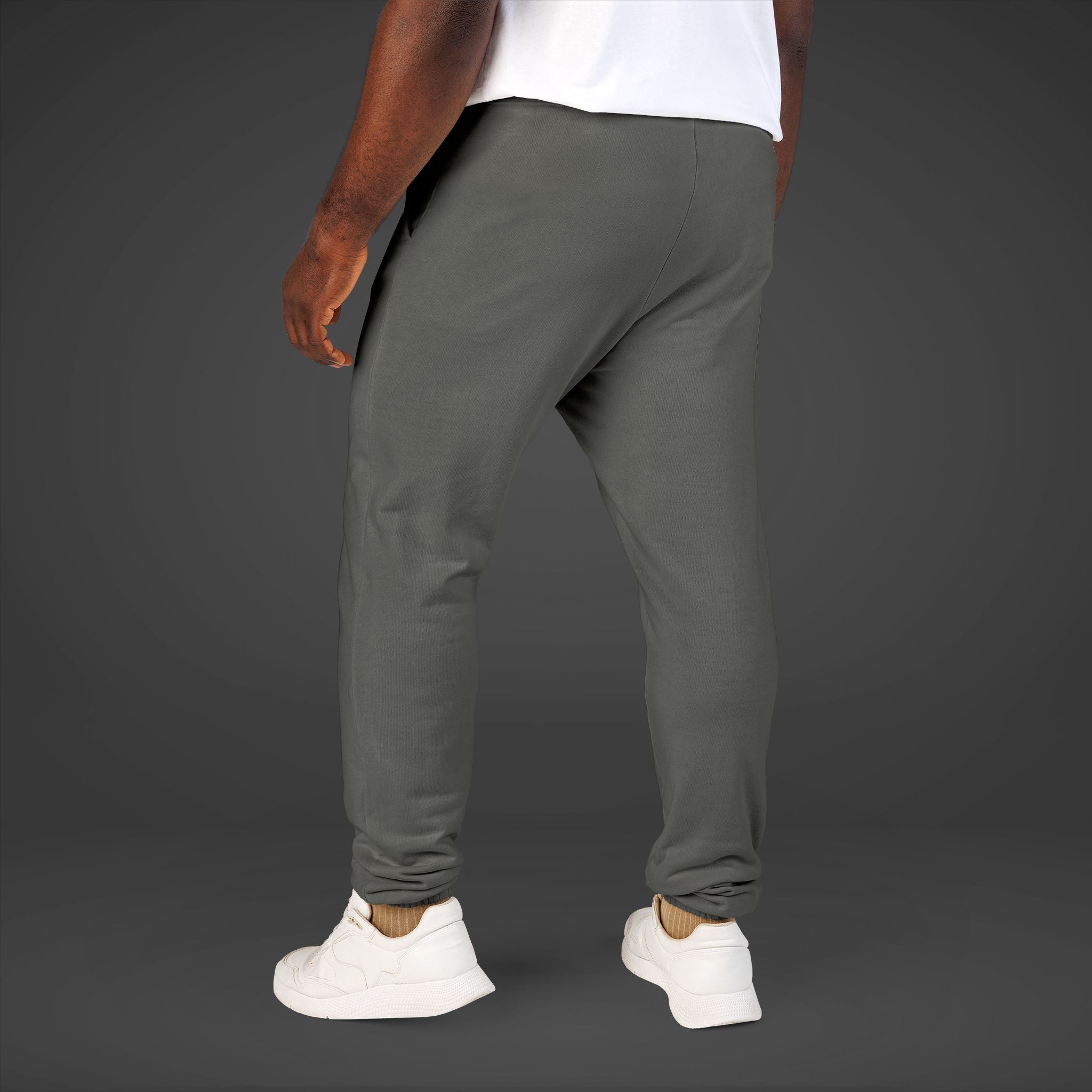 Sweatpants — 'WM' Drip Graphic Fleece Joggers