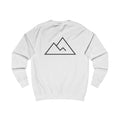 Minimal Mountain Sweatshirt — Simple Line Mountain Crewneck