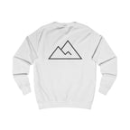 Minimal Mountain Sweatshirt — Simple Line Mountain Crewneck