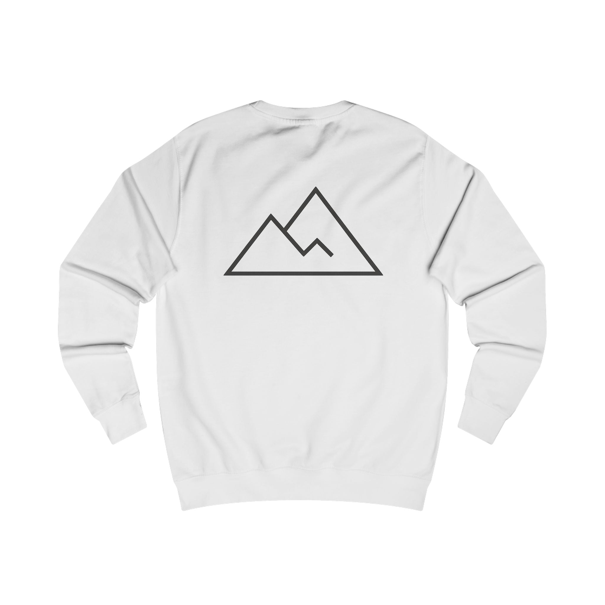 Minimal Mountain Sweatshirt — Simple Line Mountain Crewneck