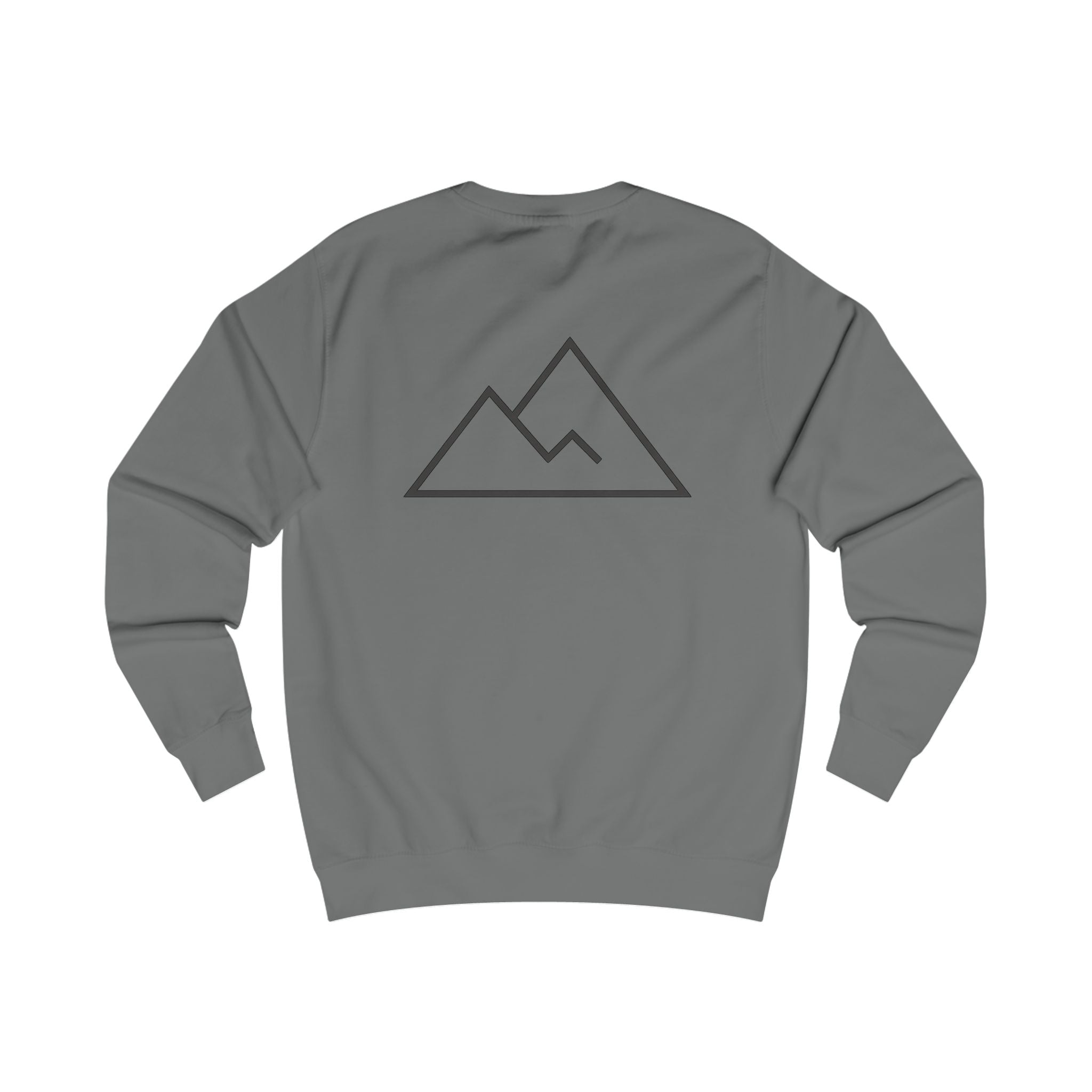 Minimal Mountain Sweatshirt — Simple Line Mountain Crewneck