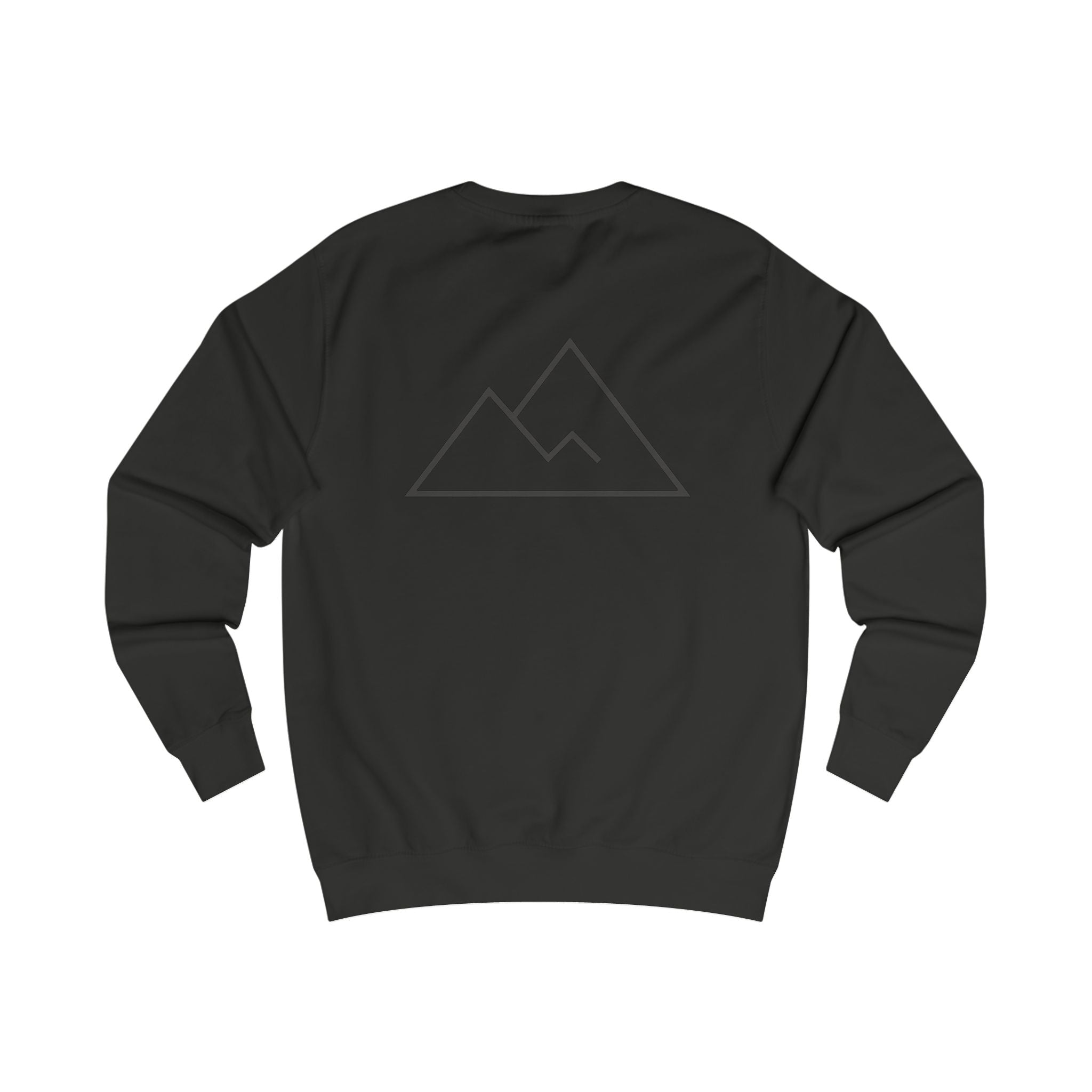 Minimal Mountain Sweatshirt — Simple Line Mountain Crewneck