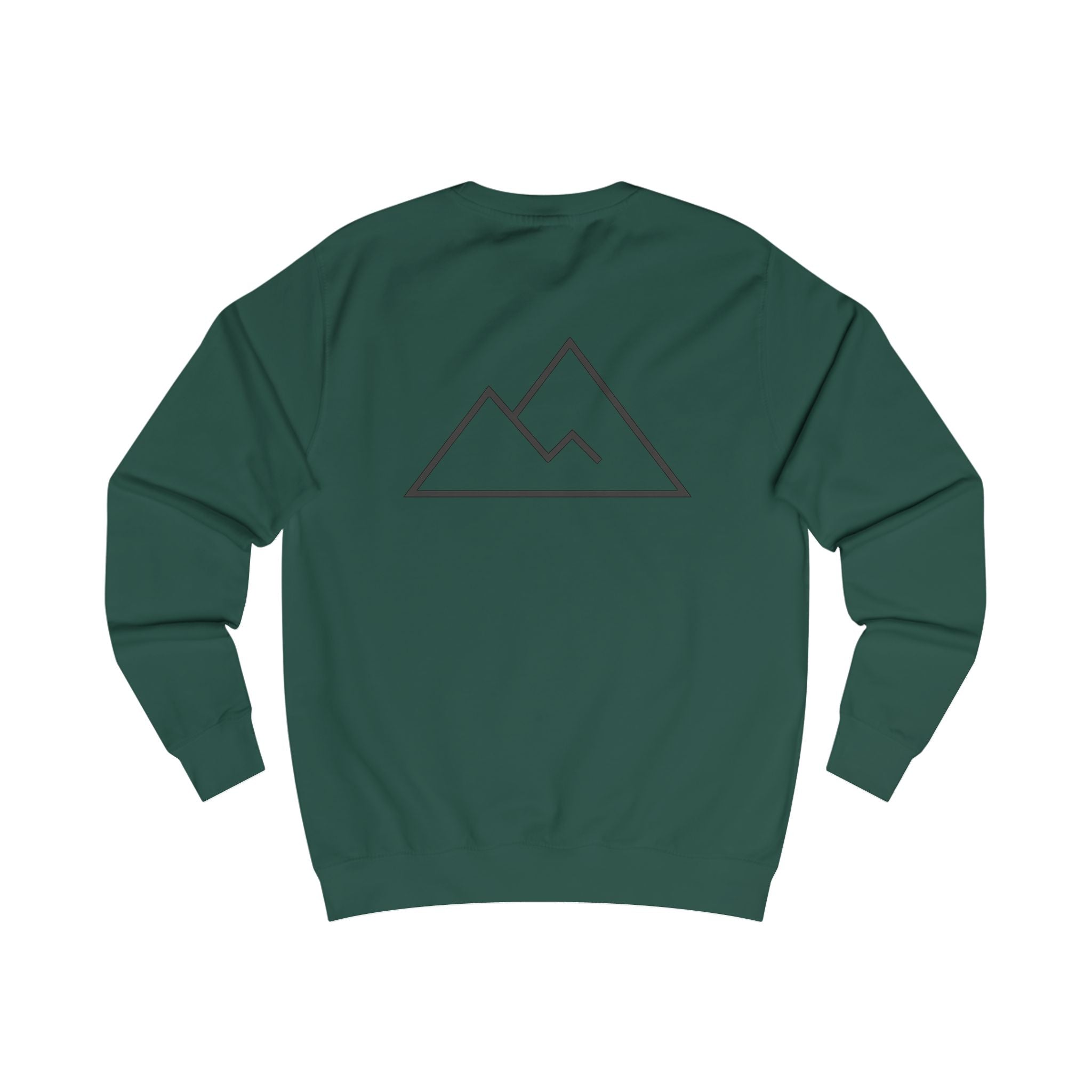 Minimal Mountain Sweatshirt — Simple Line Mountain Crewneck