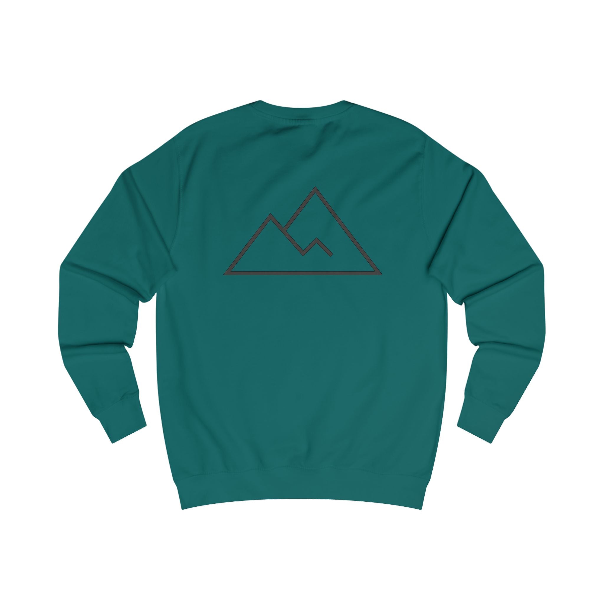Minimal Mountain Sweatshirt — Simple Line Mountain Crewneck