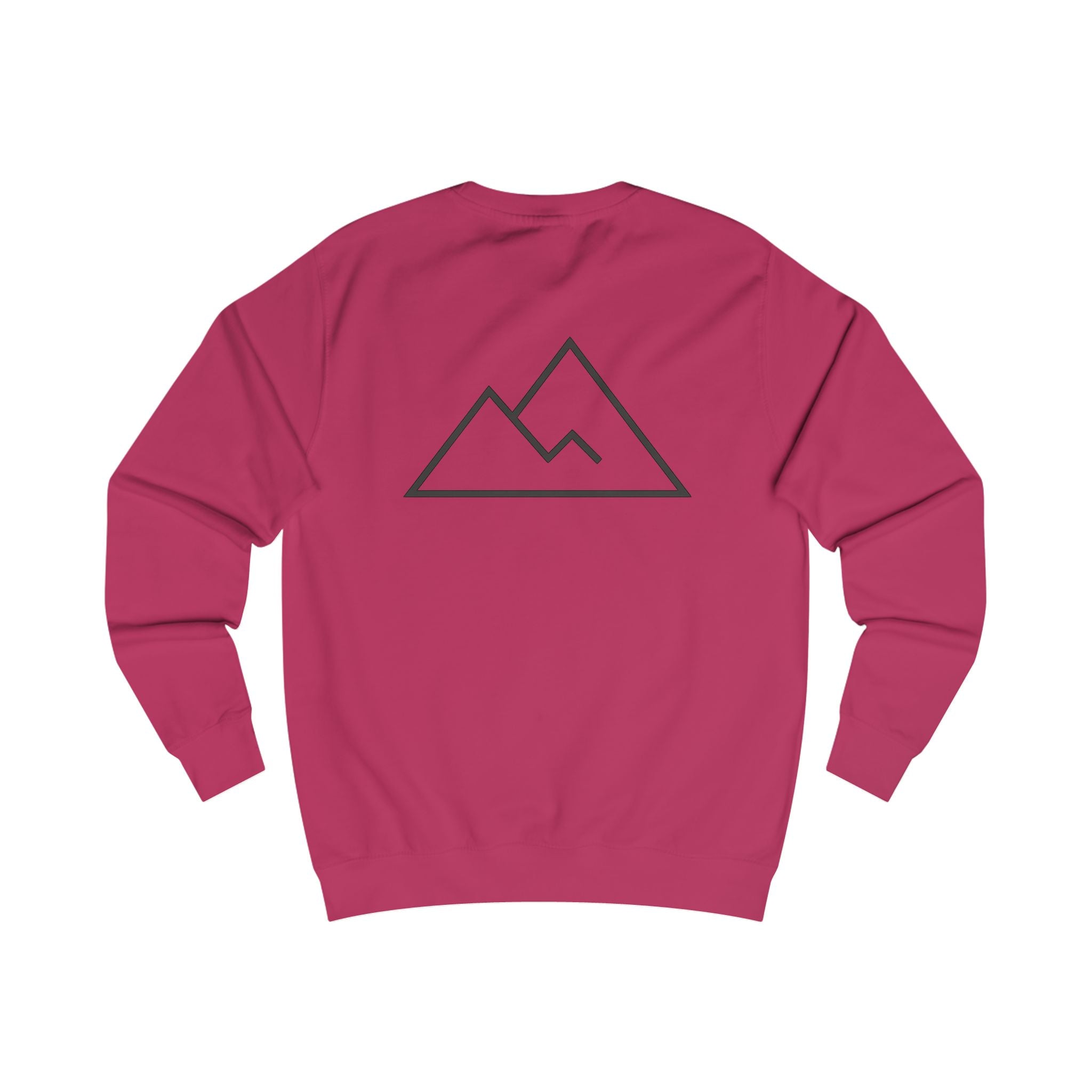 Minimal Mountain Sweatshirt — Simple Line Mountain Crewneck