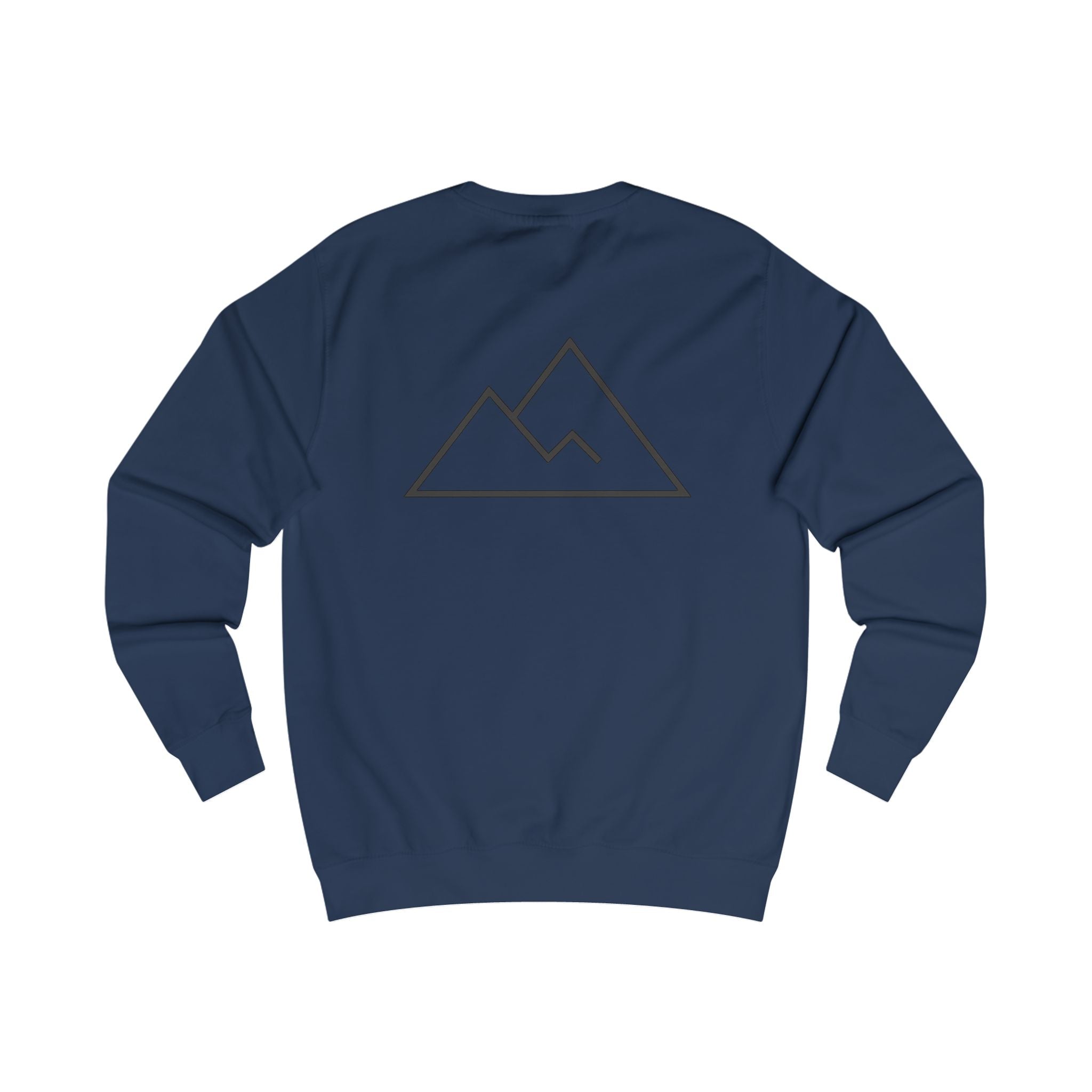 Minimal Mountain Sweatshirt — Simple Line Mountain Crewneck